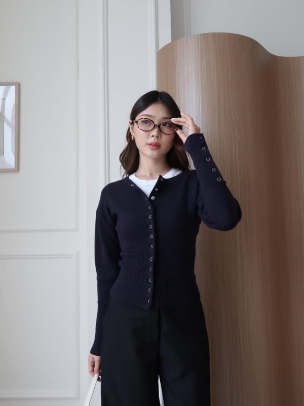 Her Official - MAISON CARDIGAN / Fitted Knit Cardigan