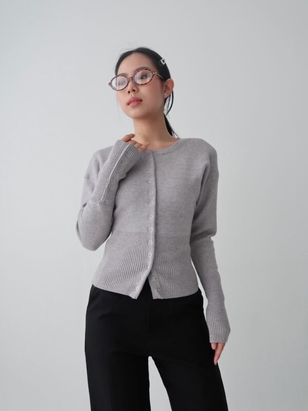 Her Official - MAISON CARDIGAN / Fitted Knit Cardigan