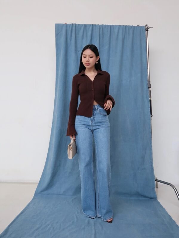 HER OFFICIAL - CASSIE CARDIGAN / Fitted Knit Cardigan
