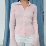 HER OFFICIAL - CASSIE CARDIGAN / Fitted Knit Cardigan