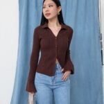 HER OFFICIAL - CASSIE CARDIGAN / Fitted Knit Cardigan