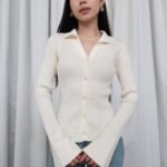 HER OFFICIAL - CASSIE CARDIGAN / Fitted Knit Cardigan