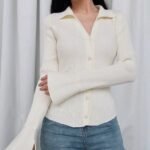 HER OFFICIAL - CASSIE CARDIGAN / Fitted Knit Cardigan
