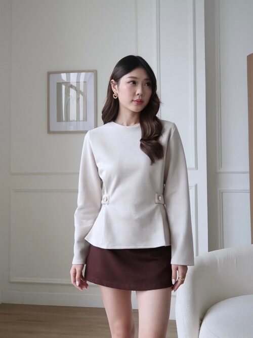 HER OFFICIAL - NOAH TOP / Suede Top