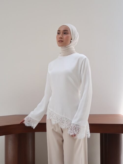 Her Official - ZIA BLOUSE / Silk Lace Blouse