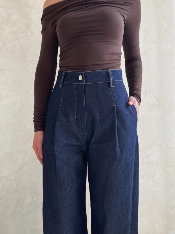 Her Official -  KENNY PANTS / Denim Cullote Pants