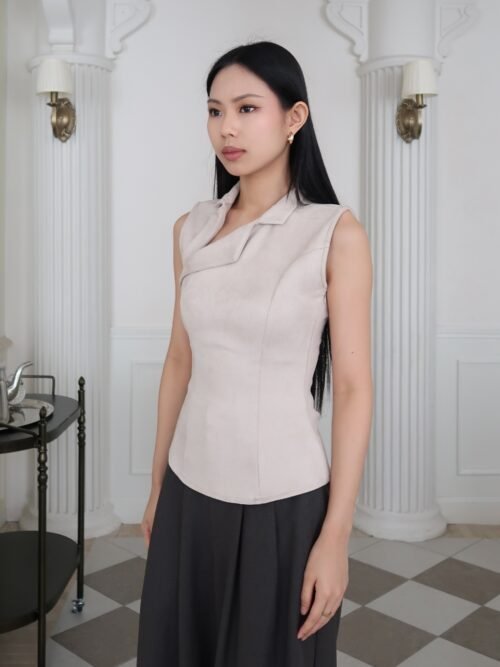 Her Official -  SOFIA TOP / Suede Top