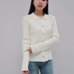 Her Official -  BRIELLE CARDIGAN / Cable Knit Cardigan