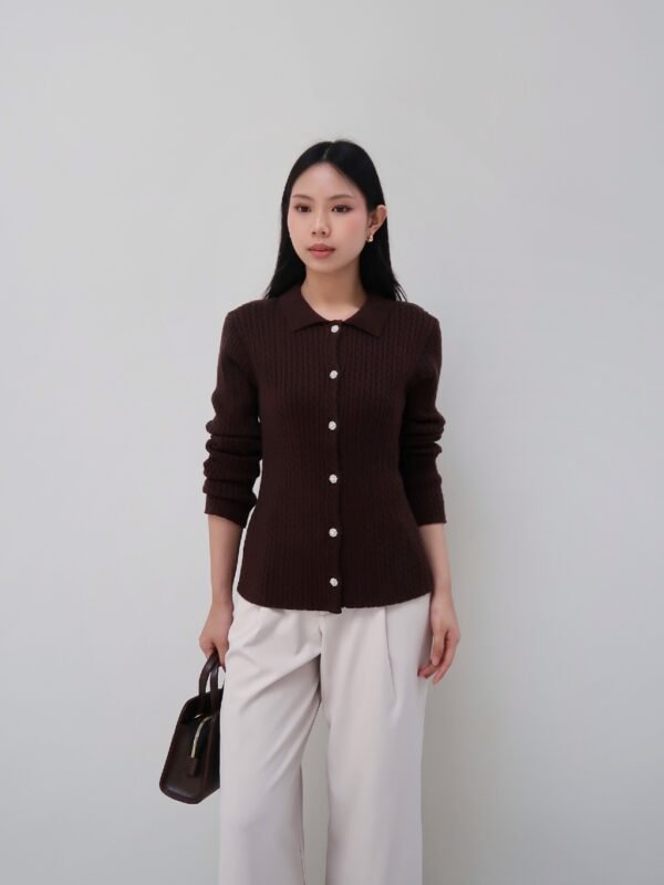 Her Official -  BRIELLE CARDIGAN / Cable Knit Cardigan