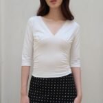 HER OFFICIAL - TULLY TOP / V- Neck Lace Top