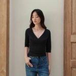 HER OFFICIAL - TULLY TOP / V- Neck Lace Top
