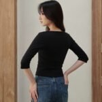 HER OFFICIAL - TULLY TOP / V- Neck Lace Top