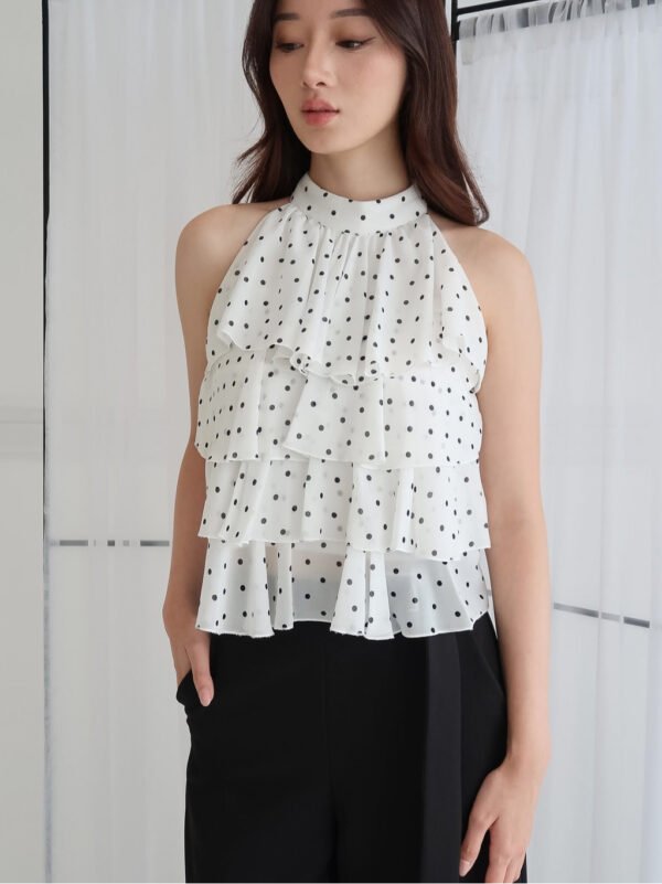 ginee_20260729012800602_1624031712.jpeg HER OFFICIAL - ISLA TOP / Ruffle Polkadot Top
