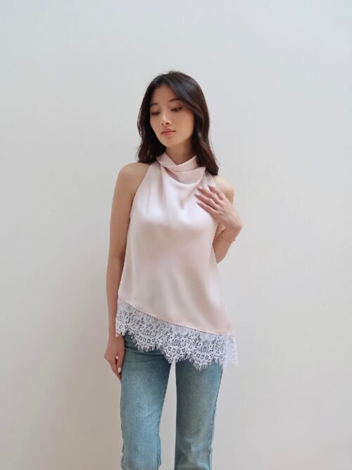HER OFFICIAL - ANAIS TOP / Silk Lace Top