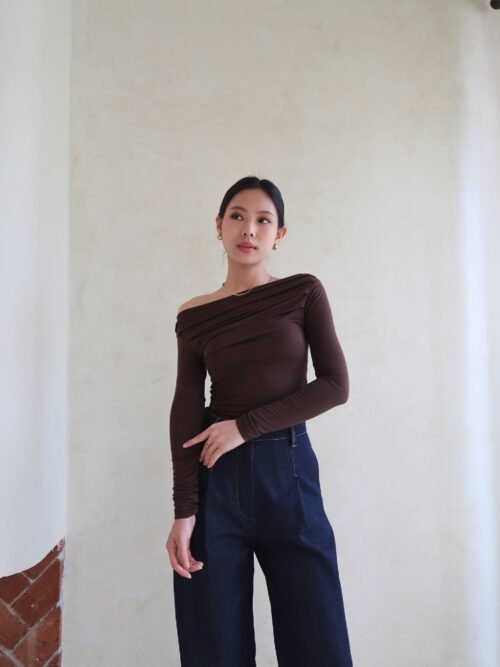 Her Official -  EVA TOP LONG SLEEVE / Off Shoulder Top / Lengan Panjang