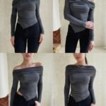 ginee_20260730004101896_1184954388.jpeg Her Official - EVA TOP LONG SLEEVE / Off Shoulder Top / Lengan Panjang