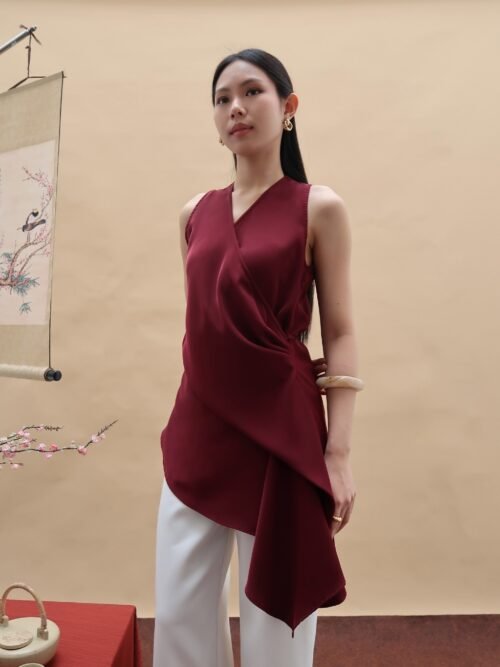 HER OFFICIAL - MEI TOP / Drape Top