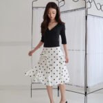 ginee_20260730011312683_4708050329.jpeg HER OFFICIAL - MISSY SKIRT / Ruffle Polkadot Midi Skirt