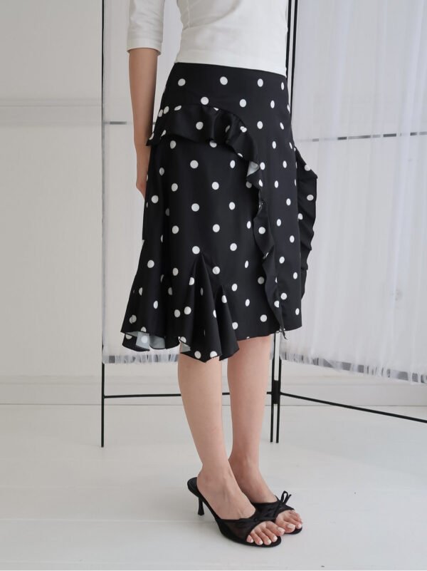 ginee_20260730011312744_2638492446.jpeg HER OFFICIAL - MISSY SKIRT / Ruffle Polkadot Midi Skirt