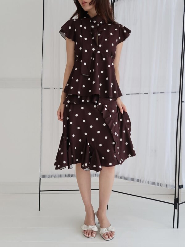 ginee_20260730011312885_4418691680.jpeg HER OFFICIAL - MISSY SKIRT / Ruffle Polkadot Midi Skirt