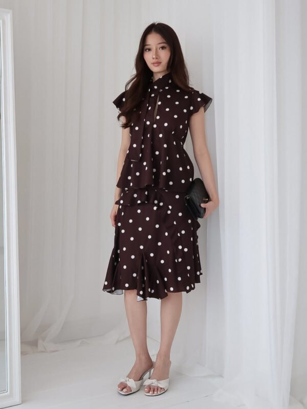 ginee_20260730011313190_0608135356.jpeg HER OFFICIAL - MISSY SKIRT / Ruffle Polkadot Midi Skirt
