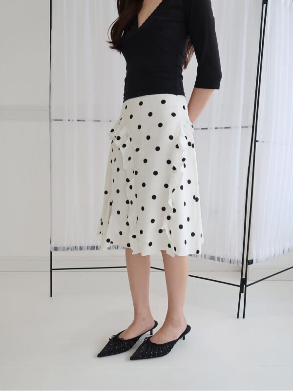ginee_20260730011313252_6792447077.jpeg HER OFFICIAL - MISSY SKIRT / Ruffle Polkadot Midi Skirt